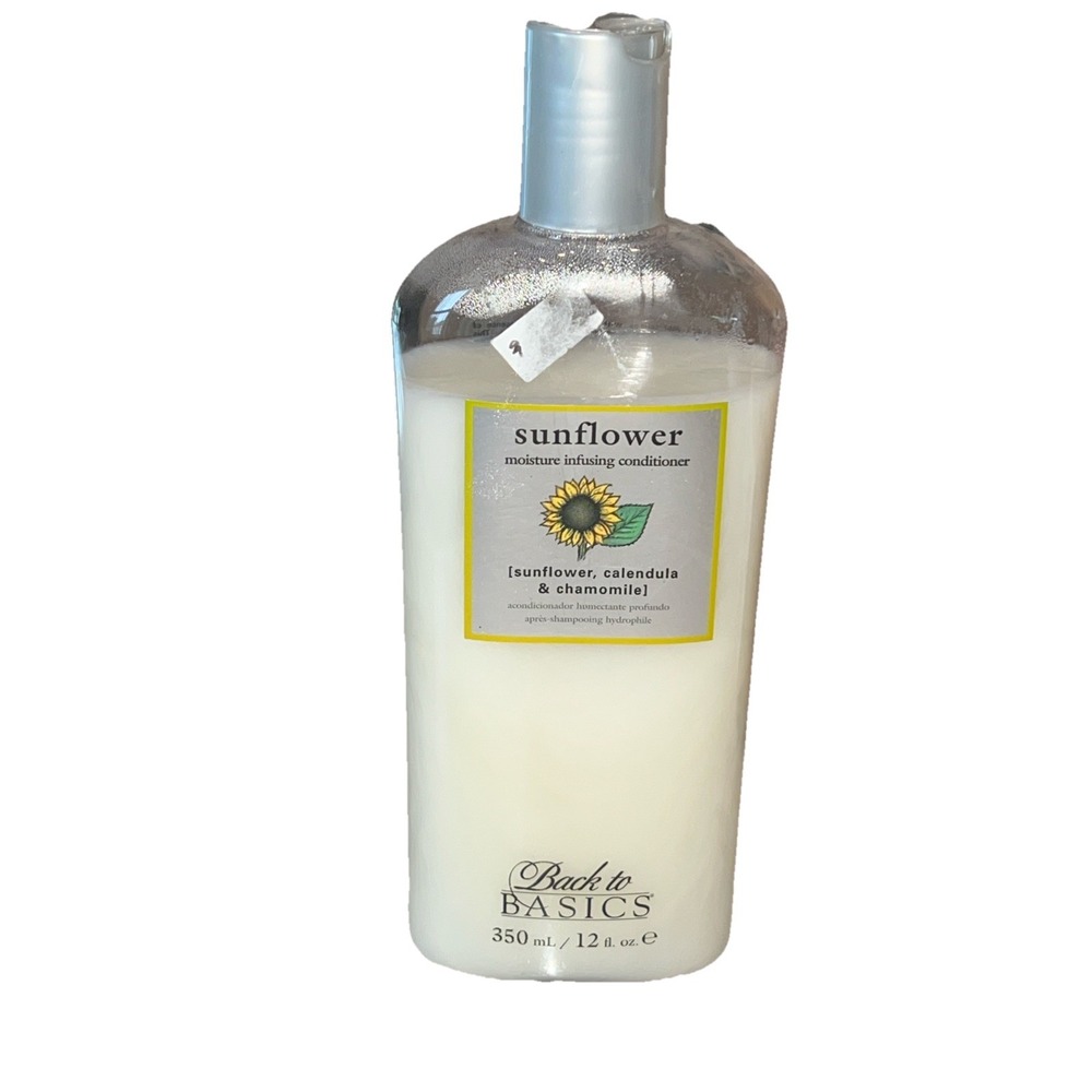 Back To Basics Sunflower Moisture Balancing Conditioner‎ 12oz Discontinued Vtg
